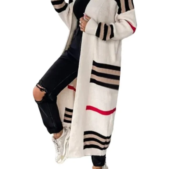 Oversize long sleeve cardigan - Picture 4 of 9